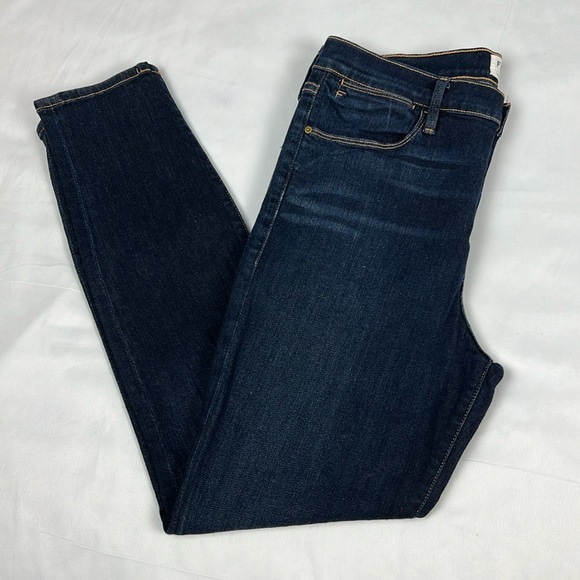 Frame Denim Denim - Frame Denim Women’s 32 Le High Skinny Crop Stretchy Jean In Dame